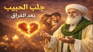 جلب الحبيب بعد الفراق بالحلال
