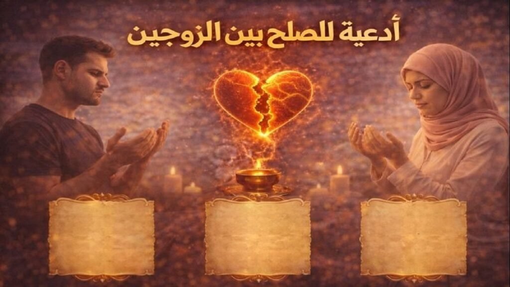 أدعية للصلح بين الزوجين وتقريب القلوب بعد الخلاف