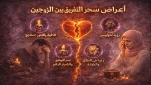 أعراض سحر التفريق بين الزوجين وتأثيره على العلاقة الزوجية
