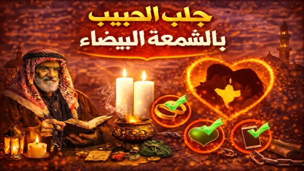 جلب الحبيب بالشمعة البيضاء كرمز للسلام النفسي والنقاء العاطفي وبداية جديدة