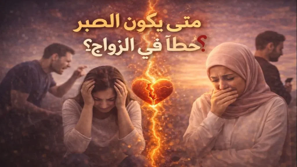 متى يكون الصبر خطأ في الزواج وتأثيره النفسي والعاطفي