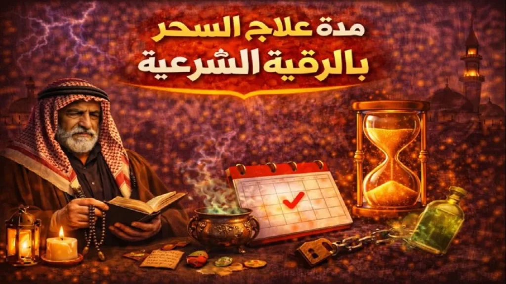 مدة علاج السحر بالرقية الشرعية والشفاء بالقرآن الكريم والدعاء