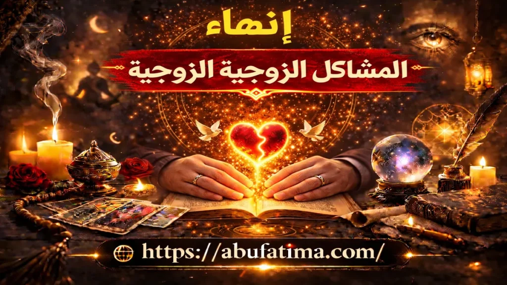 إنهاء المشاكل الزوجية للأبد وإعادة الحب والتفاهم بين الزوجين