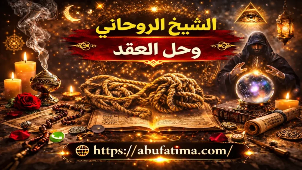 الشيخ الروحاني وحل العقد العاطفية والزوجية بطريقة حكيمة.