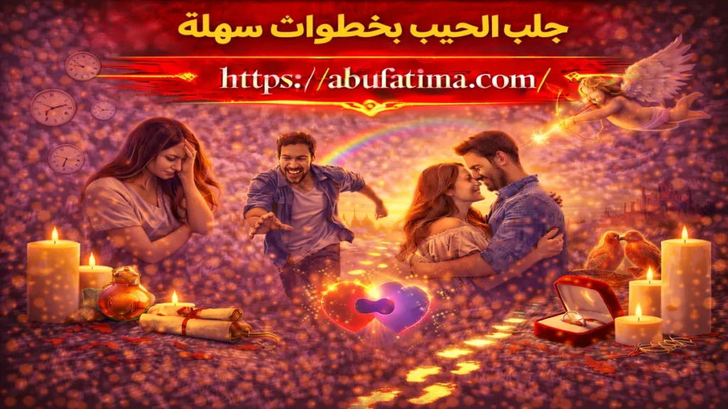 جلب الحبيب بخطوات سهلة واستعادة الحب والتفاهم بين الطرفين