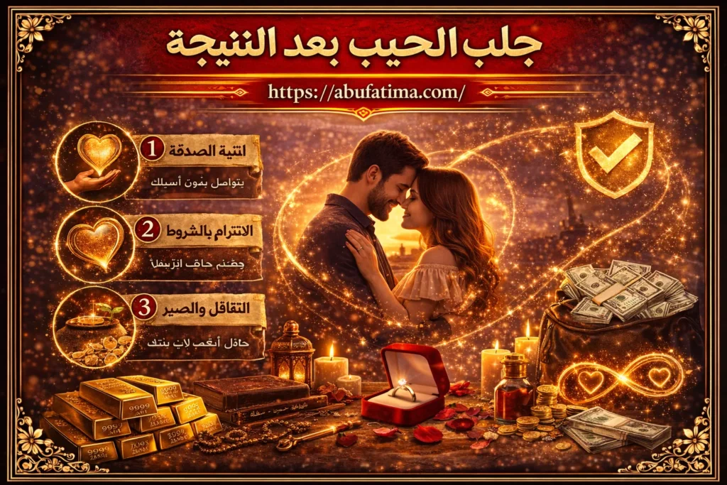 جلب الحبيب بعد النتيجة وعودة المحبة والتواصل بين الحبيبين