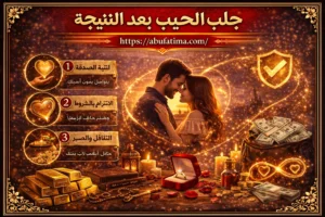 جلب الحبيب بعد النتيجة وعودة المحبة والتواصل بين الحبيبين