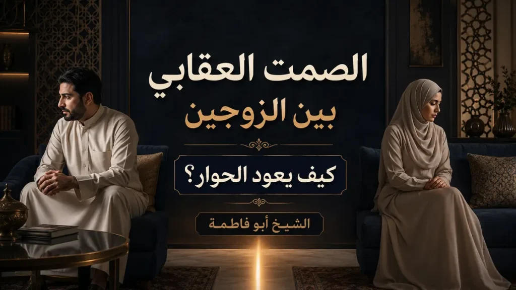 الصمت العقابي بين الزوجين وكيف يعود الحوار – الشيخ أبو فاطمة
